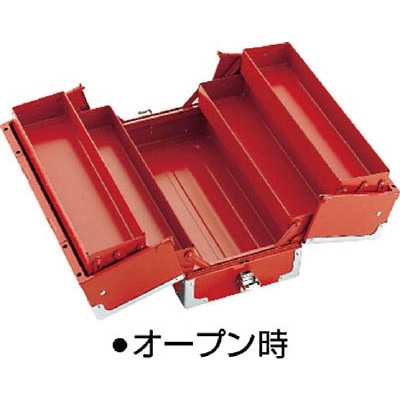■ＴＯＮＥ　ツールケース（メタル）　Ｖ形３段式　シルバー　BX331SV BX331SV