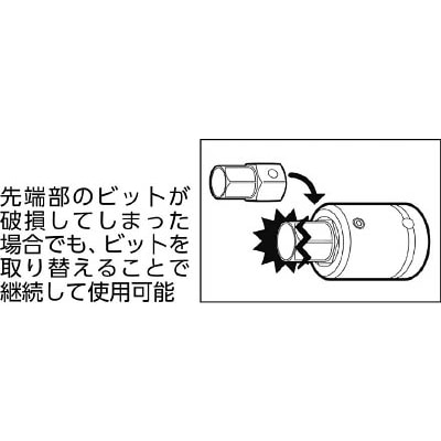 ■ＴＯＮＥ　インパクト用ヘキサゴンビット　BIT21-17 BIT21-17