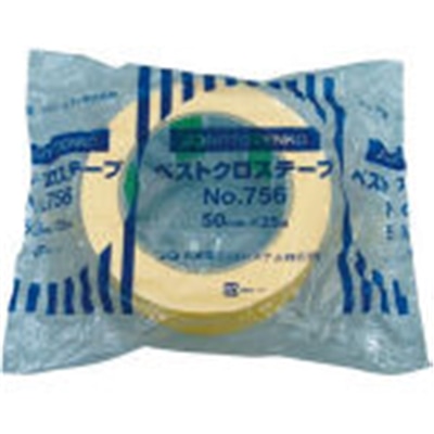 ■日東電工ＣＳ　布着色テープ　Ｎｏ．７５６　５０ｍｍ×２５ｍ　緑　756-50 緑　756-50