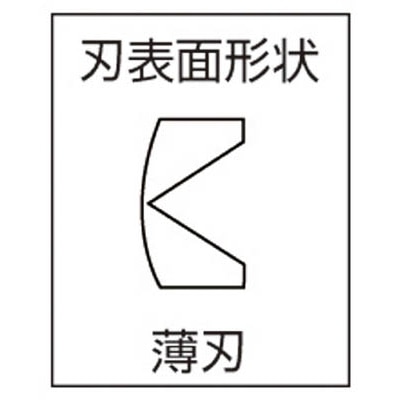 ■ビクター　強力ニッパエラストマＧ薄刃　361HG150 361HG150