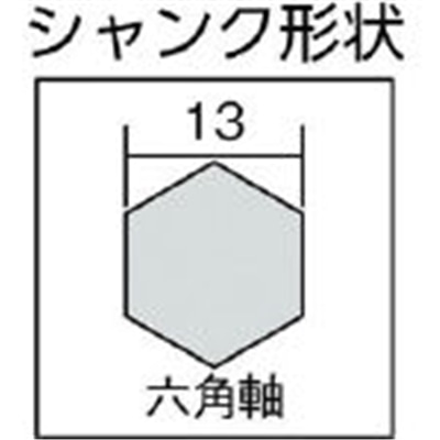 ■ミヤナガ　デルタゴンＨＥＸビット樹脂アンカー用　Φ２８．０Ｘ４２０ｍｍ　DLHEXB28042 DLHEXB28042