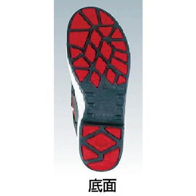 ■シモン安全靴　トリセオシリーズ　短靴　赤／黒　２５．５　8518RED/BK-25.5 8518RED/BK-25.5