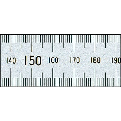 ■シンワ　直尺シルバー１５０ｍｍ上下１ｍｍピッチ　13404 13404