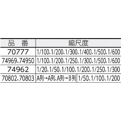 三角スケール　Ｃ－１５　１５ｃｍ縮小コピー用　70802 70802