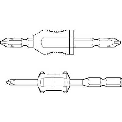 ■アネックス　六角レンチカラービット４本組　全長６５ｍｍ　ACHX465L ACHX465L