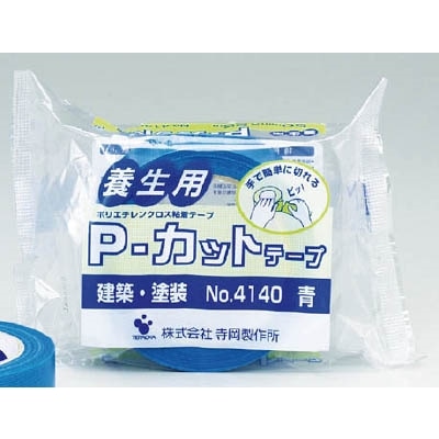 ＴＥＲＡＯＫＡ　Ｐ－カットテープ　ＮＯ．４１４０　黄　５０ｍｍＸ２５Ｍ　4140 Y-50X25 4140 Y-50X25