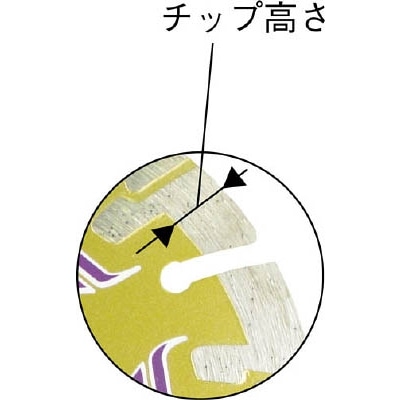 HiKOKI (ハイコーキ) 旧日立工機　ダイヤモンドカッター　１２５ｍｍＸ２２　（セグメント）　プロテクタ　00324694 324694