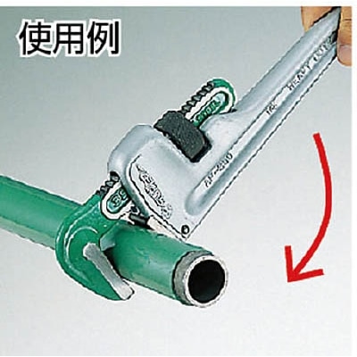 ■スーパー　アルミ製ストレートパイプレンチ（被覆管専用）　AP350N AP350N