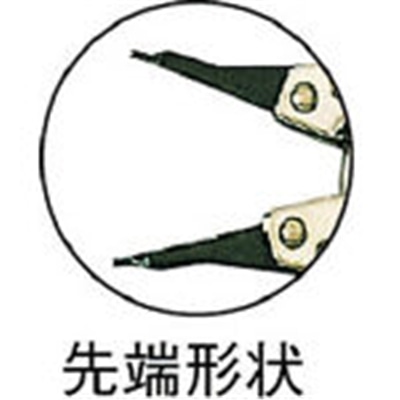 ■スーパー　スナップリングプライヤ穴用直爪（爪固定型）　CH-1A CH-1A