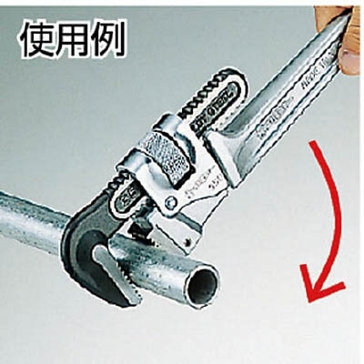 ■スーパー　アルミ製パイプレンチ（トライモタイプ）　DTA450E DTA450E