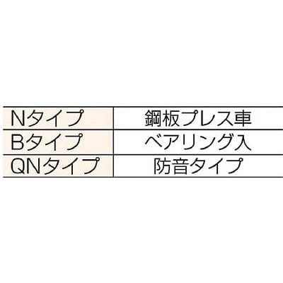 ■ダイケン　２号ドアハンガー用複車　#2-4WH　(ｽﾁｰﾙ) #2-4WH　(ｽﾁｰﾙ)