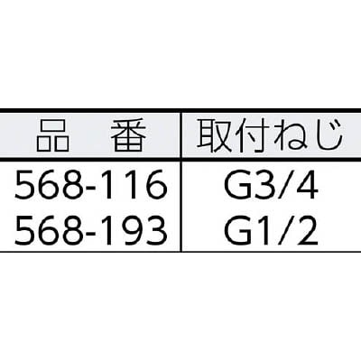 ■カクダイ　ネジニップル２０　568-116 568-116