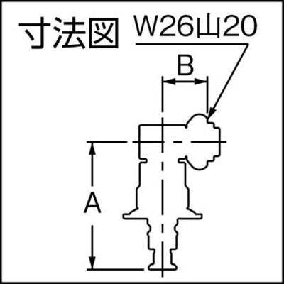 カクダイ　洗濯機用ニップル（ストッパーつき）　772-510 772-510