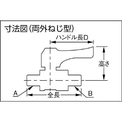 ■カクダイ　ミニチュアボールバルブ　651-901-3 651-901-3