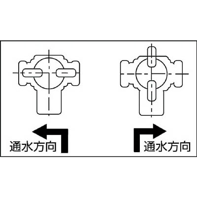 ■カクダイ　三方ボール切替弁　１３　6502 6502