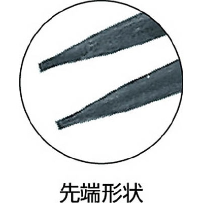 ＴＯＰ　スナップリングプライヤ穴用直爪　１２５ｍｍ　使用範囲６～１１ｍｍ　HS-125F HS-125F