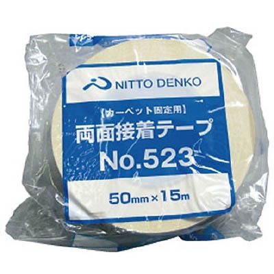 日東　布両面粘着テープ　Ｎｏ．５２３　５０ｍｍ×１５ｍ　52350 52350