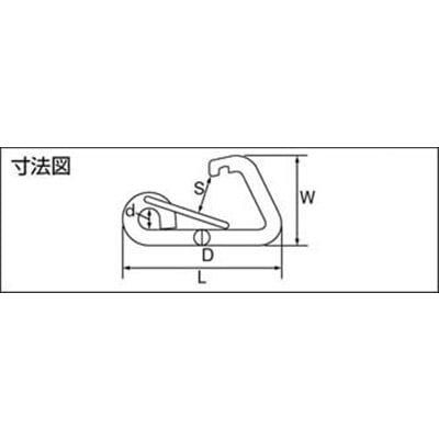 ■水本　ステンレス　Ｌ型フック　B-130 B-130