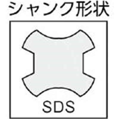 ■ユニカ　ＥＳコアドリル　ＡＬＣ用３８ｍｍ　ＳＤＳシャンク　ES-A38SDS(173A038SDS) ES-A38SDS(173A038SDS)