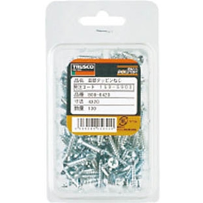 ■トラスコ中山(TRUSCO)　皿頭タッピングねじ　ユニクロ　サイズＭ６．０Ｘ７５　１４本入  B08-0675 B08-0675