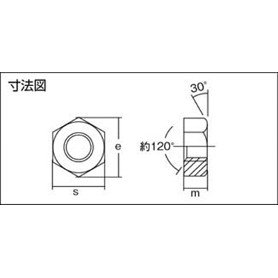 ■トラスコ中山(TRUSCO)　六角ナット１種　ユニクロム　サイズＭ３Ｘ０．５　４００個入  B24-0003 B24-0003