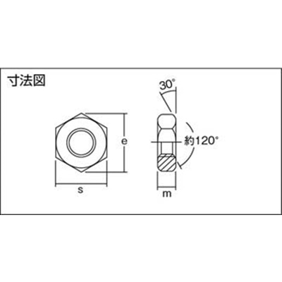 ■トラスコ中山(TRUSCO)　六角ナット３種　ステンレス　サイズＭ４Ｘ０．７　９０個入  B57-0004 B57-0004