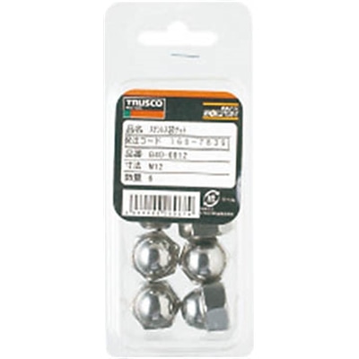 ■トラスコ中山(TRUSCO)　袋ナット　ステンレス　サイズＭ８Ｘ１．２５　１７個入  B40-0008 B40-0008