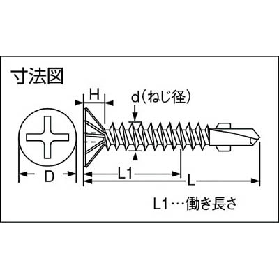 ■トラスコ中山(TRUSCO)　ドリルねじ　リーマーフレキ　ユニクロ　Ｍ４Ｘ３７　３２本入  BW-37  (32ﾎﾝｲﾘ) BW-37 (32ﾎﾝｲﾘ)