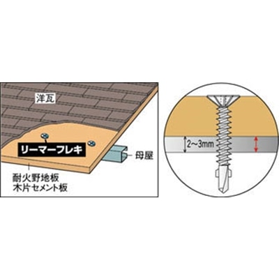 ■トラスコ中山(TRUSCO)　ドリルねじ　リーマーフレキ　ユニクロ　Ｍ４Ｘ４０　３０本入  BW-40  (30ﾎﾝｲﾘ) BW-40 (30ﾎﾝｲﾘ)