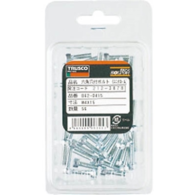 ■トラスコ中山(TRUSCO)　六角穴付ボルトユニクロ　全ネジ　サイズＭ３Ｘ５　４７本入  B62-0305  (M3X5L 47ｺｲﾘ) B62-0305 (M3X5L 47ｺｲﾘ)