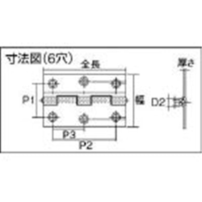 ■トラスコ中山(TRUSCO)　スチール製厚口蝶番　三価クロムメッキ仕上げ　全長６４ｍｍ  888-64UNCR  (10ｺｲﾘﾕﾆｸﾛﾋﾞｽﾅｼ) 888-64UNCR (10ｺｲﾘﾕﾆｸﾛﾋﾞｽﾅｼ)