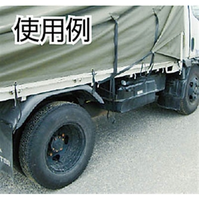 ■トラスコ中山(TRUSCO)　ゴムロープ合成ゴムフリータイプ　幅２０ｍｍＸ長さ１０ｍ　GR-2010FS GR-2010FS