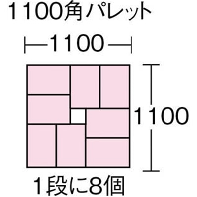 ■トラスコ中山(TRUSCO)　ＤＡ型エコキャップ再生コンテナ　２４Ｌ　ライトブルー　DA-24EC-LB DA-24EC-LB