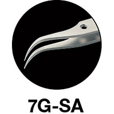 ■トラスコ中山(TRUSCO)　耐酸耐磁ピンセット　スイストゥィーズ型　１１５ｍｍ　鷲型極細型  7G-SA 7G-SA