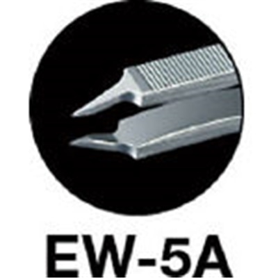 ■トラスコ中山(TRUSCO)　アルミ製精密ピンセット　５Ａ型　９５ｍｍ  EW-5A EW-5A