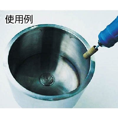 ■トラスコ中山(TRUSCO)　高耐久ゴム軸付砥石　Φ２０Ｘ幅２５Ｘ軸６　＃２２０　５本入　GR2220F GR2220F