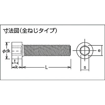 ■トラスコ中山(TRUSCO)　低頭六角穴付ボルト　黒染め全ネジ　サイズＭ３Ｘ６　２５本入  B081-0306  (M3X6 25ｲﾘ) B081-0306 (M3X6 25ｲﾘ)