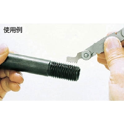 ■トラスコ中山(TRUSCO)　ピッチゲージ　測定範囲０．２５～２．５ｍｍ　６０°２８枚組　156 156