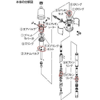 ■トラスコ中山(TRUSCO)　ピストンリング　FTR-047 FTR-047