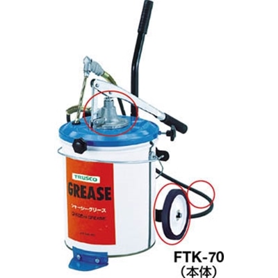 ■トラスコ中山(TRUSCO)　ＦＴＫ７０用グリスシール、ナットセット　FTK-6-7 FTK-6-7