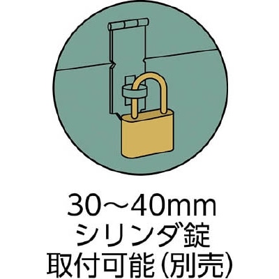 ■トラスコ中山(TRUSCO)　中型車載用工具箱　中皿なし　５００Ｘ３３０Ｘ２８０　F-501 F-501