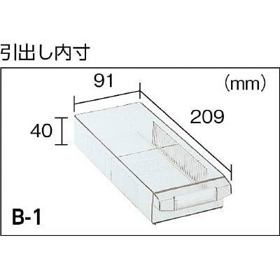 ■トラスコ中山(TRUSCO)　バンラックケースＢ型　２列５段  B-25 B-25