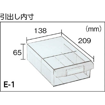 ■トラスコ中山(TRUSCO)　バンラックケースＥ型　２列５段  E-25 E-25