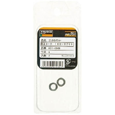 ■トラスコ中山(TRUSCO)　ノルトロックワッシャー　ステンレス　サイズＮＬ４（Ｍ４）　３個入  B796-0004 B796-0004