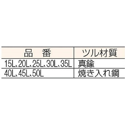 ■ＳＯＬ　シリンダー錠ツル長同一Ｎｏ．無２０ｍｍ　2500SD20L 2500SD20L