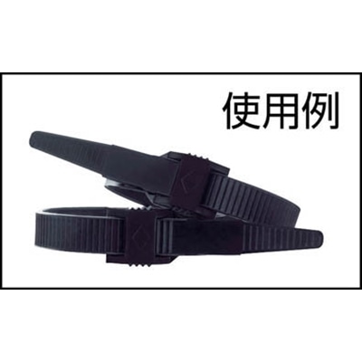 ■ＳａｐｉＳｅｌｃｏ　「カール」　ケーブルタイ　黒　９ｍｍ×１１５ｍｍ　最大結束２　COL.3.419 COL.3.419