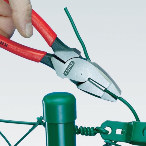■ＫＮＩＰＥＸ　０９１１－２４０　架線工事用強力ペンチ 0911240