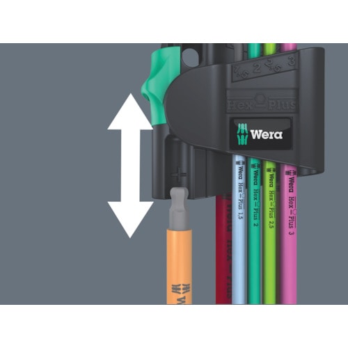 ■Ｗｅｒａ　９５０ＳＰＫＬ／７ＢＳＭ　ヘックスキーセット 022534