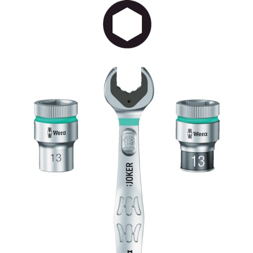 ■Ｗｅｒａ　コンビネーションラチェットレンチ　１３ｍｍ 020068