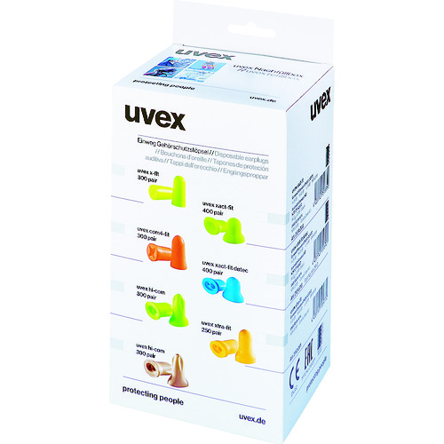 ■ＵＶＥＸ　耳栓　ウベックス　ハイコム　ベージュ　１箱３００組入　（２１１２１１９ 2112080